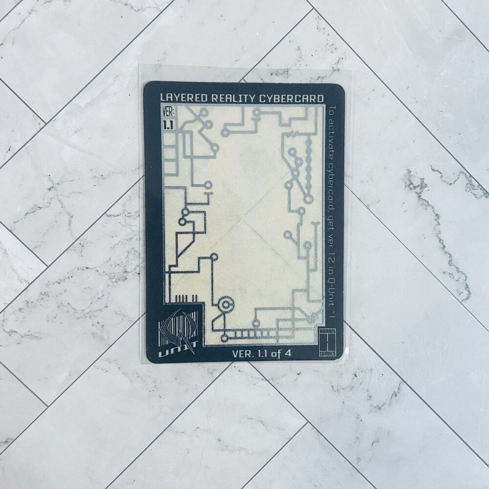 Vintage 1993 Layered Reality Cybercard 1.1 Promo Circuit Board Acetate Card